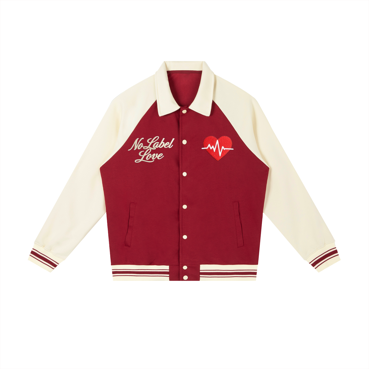 HeartBeat Jacket Garnet with Apricot