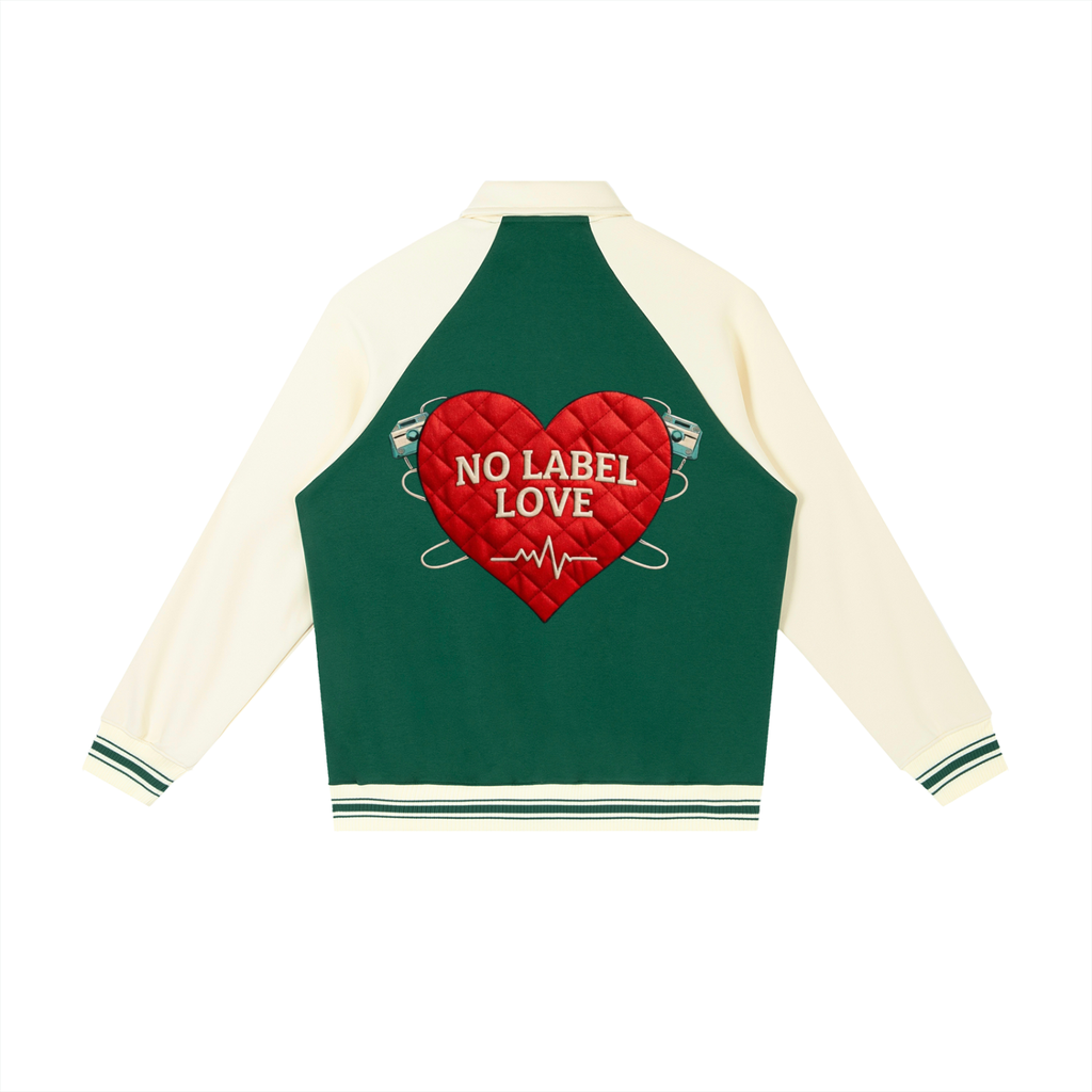 HeartBeat Jacket Green with Apricot